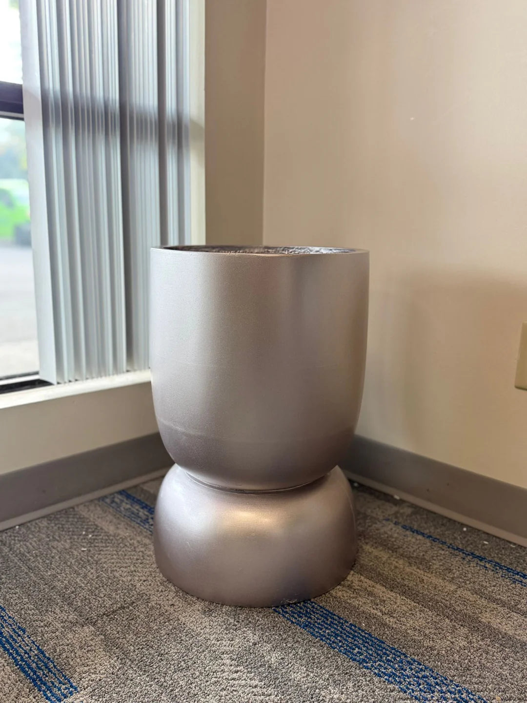 Contemporary Stacked Cement Planter