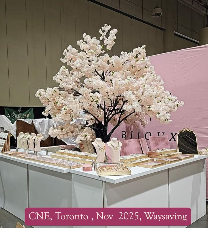 Artificial cherry blossom rental tree for indoor store decoration at CNE, Toronto