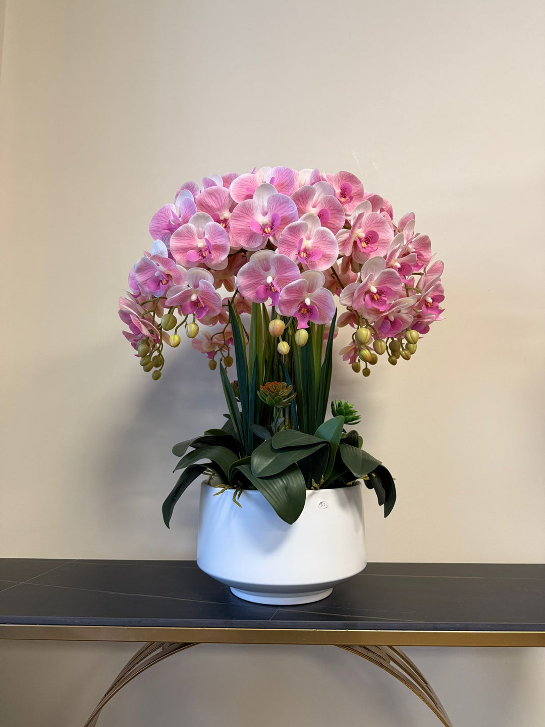 Real touch Artificial Orchid Flower Arrangement (10 stems )
