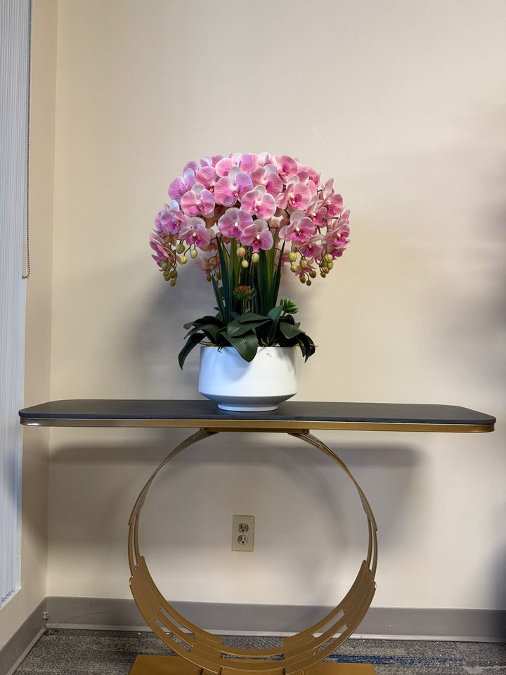 Real touch Artificial Orchid Flower Arrangement (10 stems )