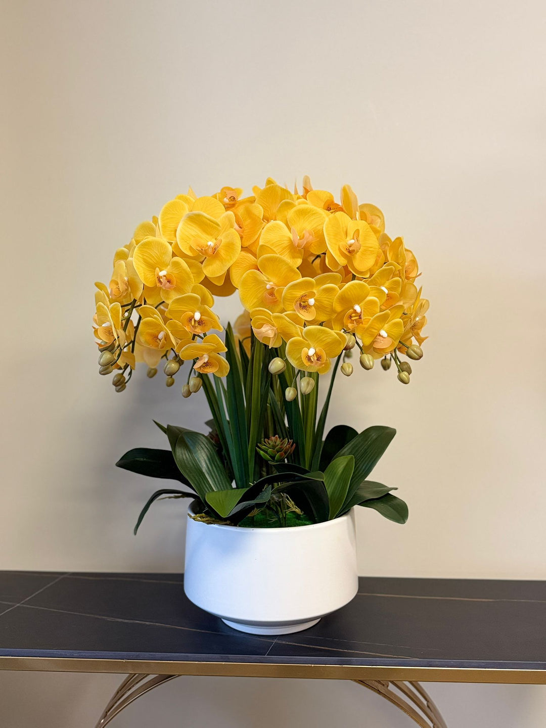 Real touch Artificial Orchid Flower Arrangement (10 stems )