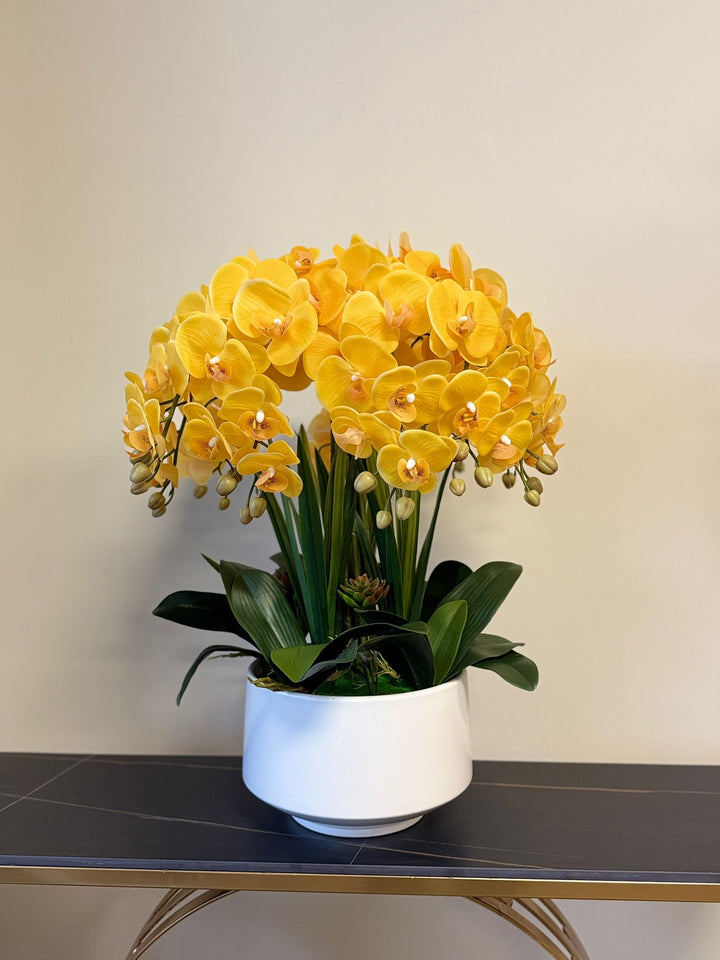 Real touch Artificial Orchid Flower Arrangement (10 stems )