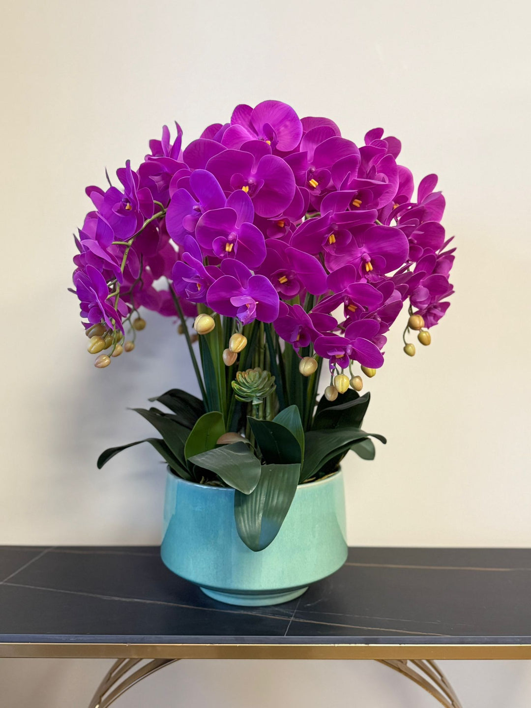 Real touch Artificial Orchid Flower Arrangement (10 stems )