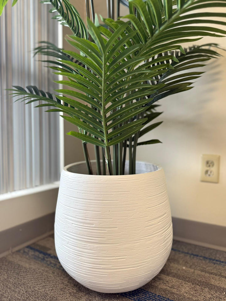 Classic Textured Cement Planters