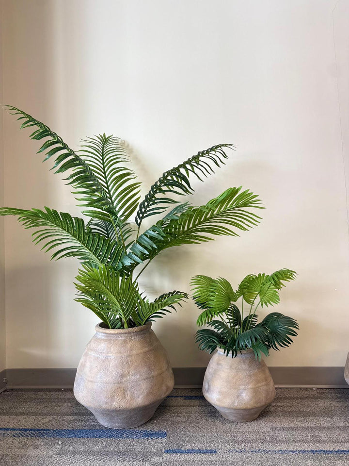 Antique Finish Cement Planters