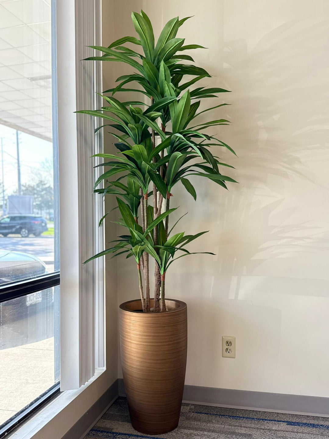 Modern Glossy Cylindrical Planters