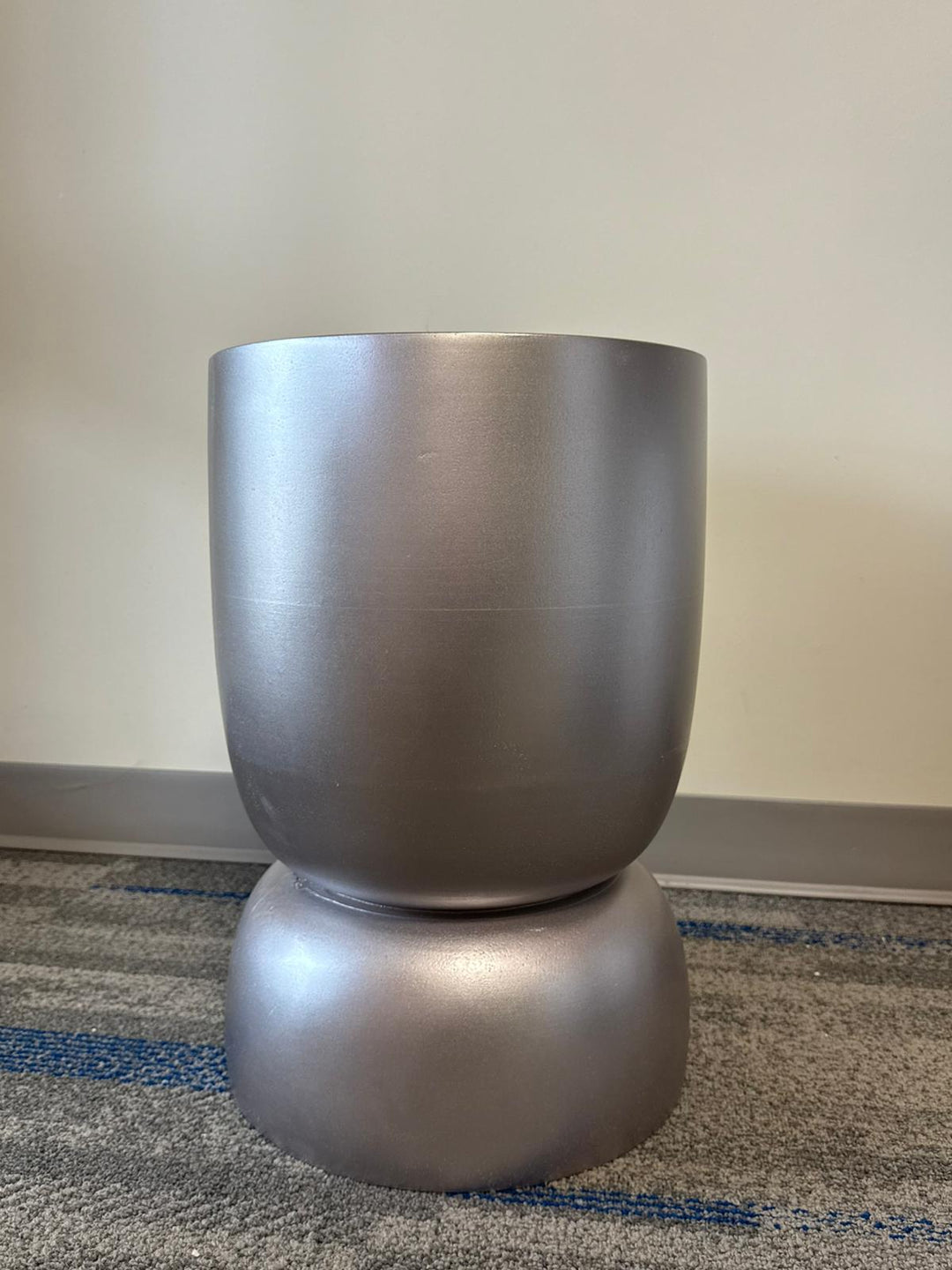 Sleek Stacked Cement Planter