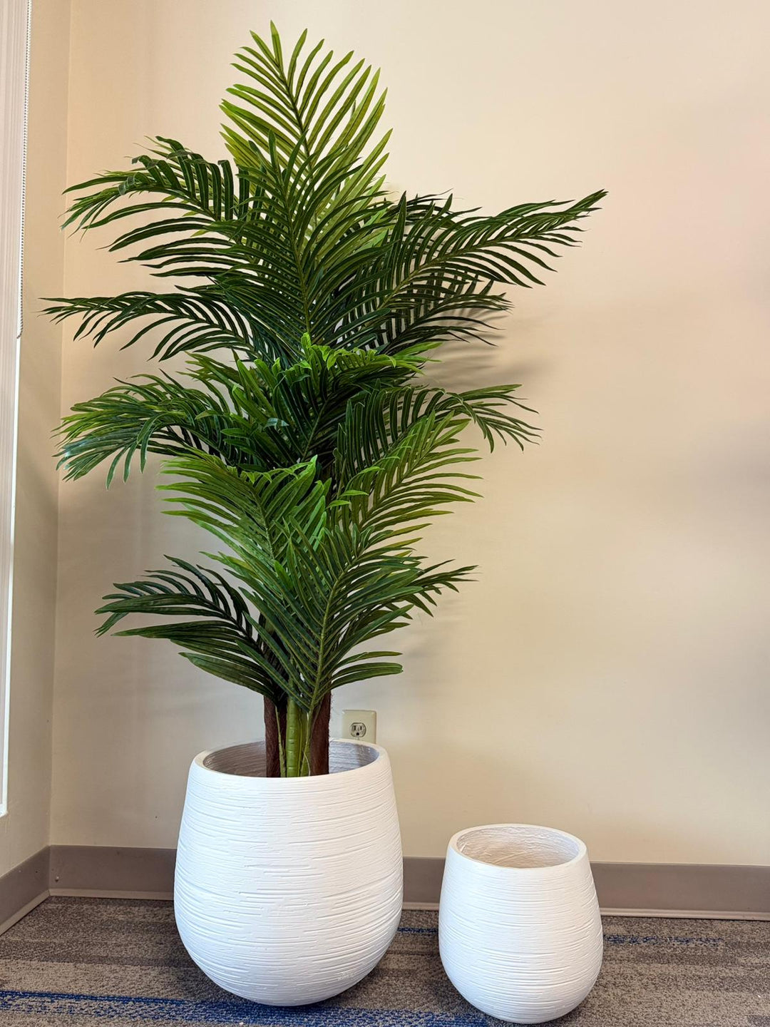 Textured Cement Planters