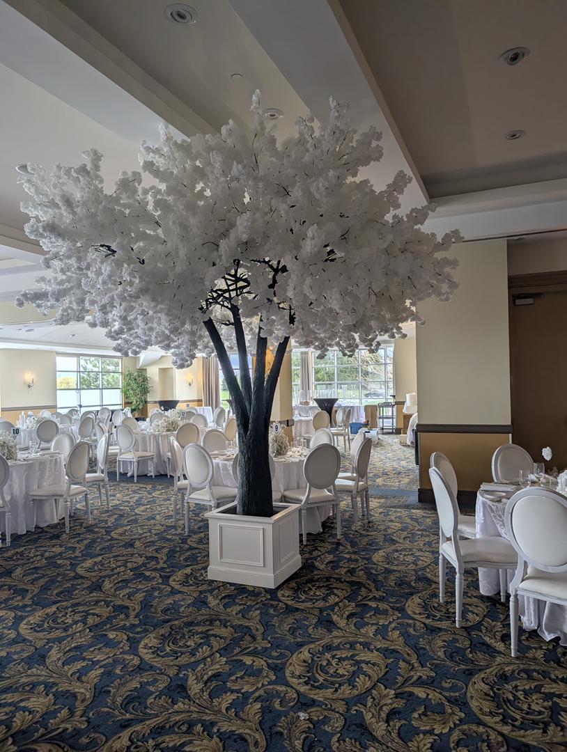 12ft Artificial Cherry Blossom Tree - White