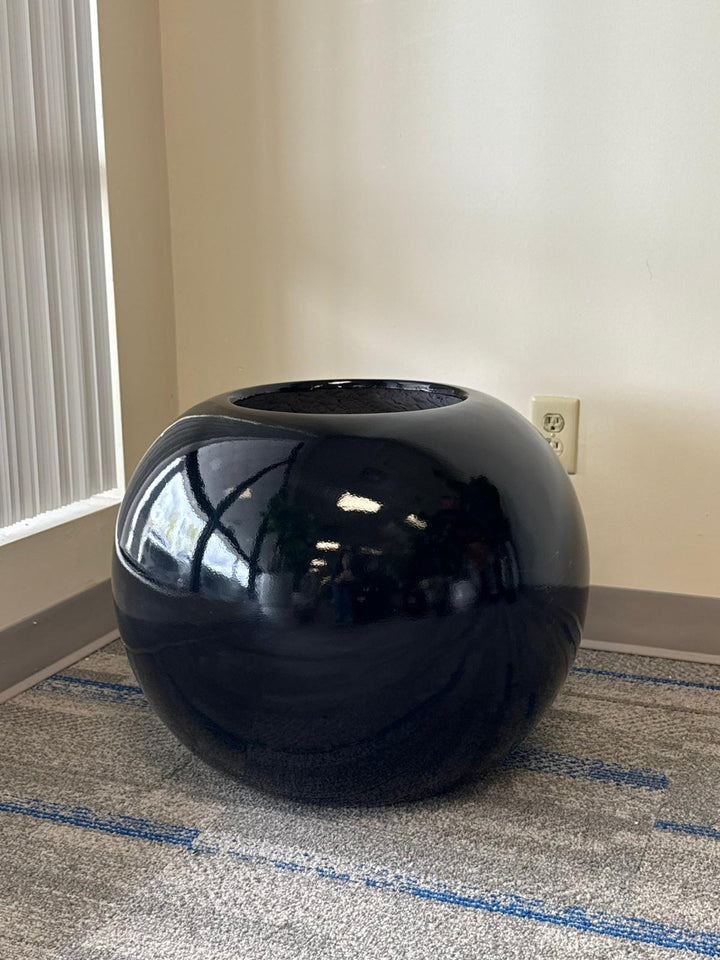 Globe Fiberglass Planters