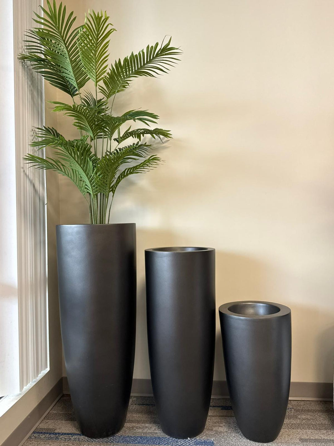 Modern Glossy Cylindrical Planters