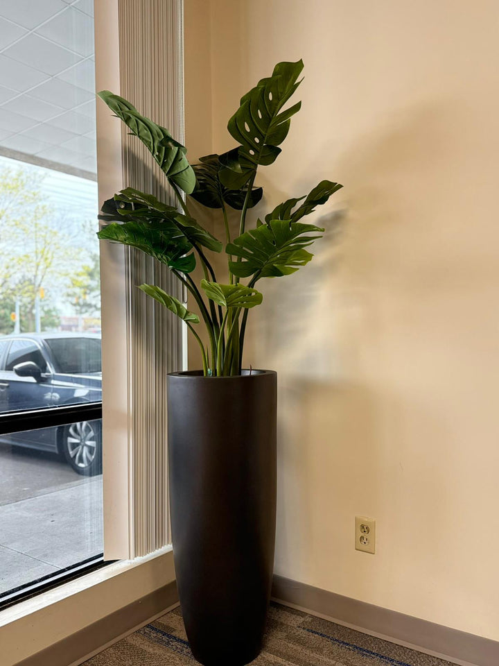 Modern Glossy Cylindrical Planters