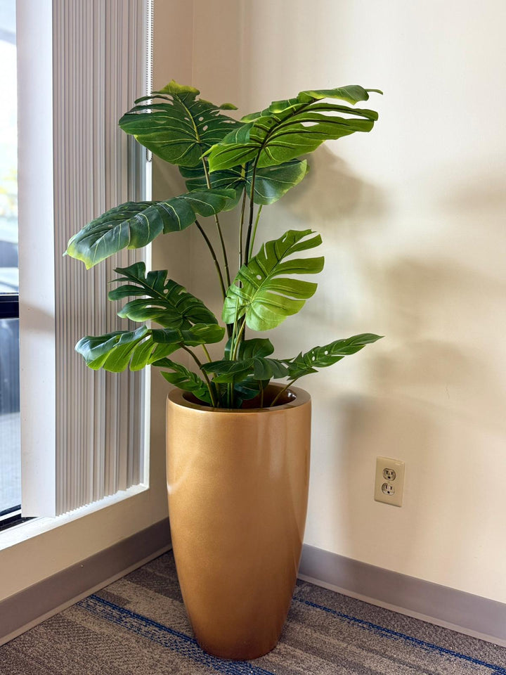 Modern Glossy Cylindrical Planters