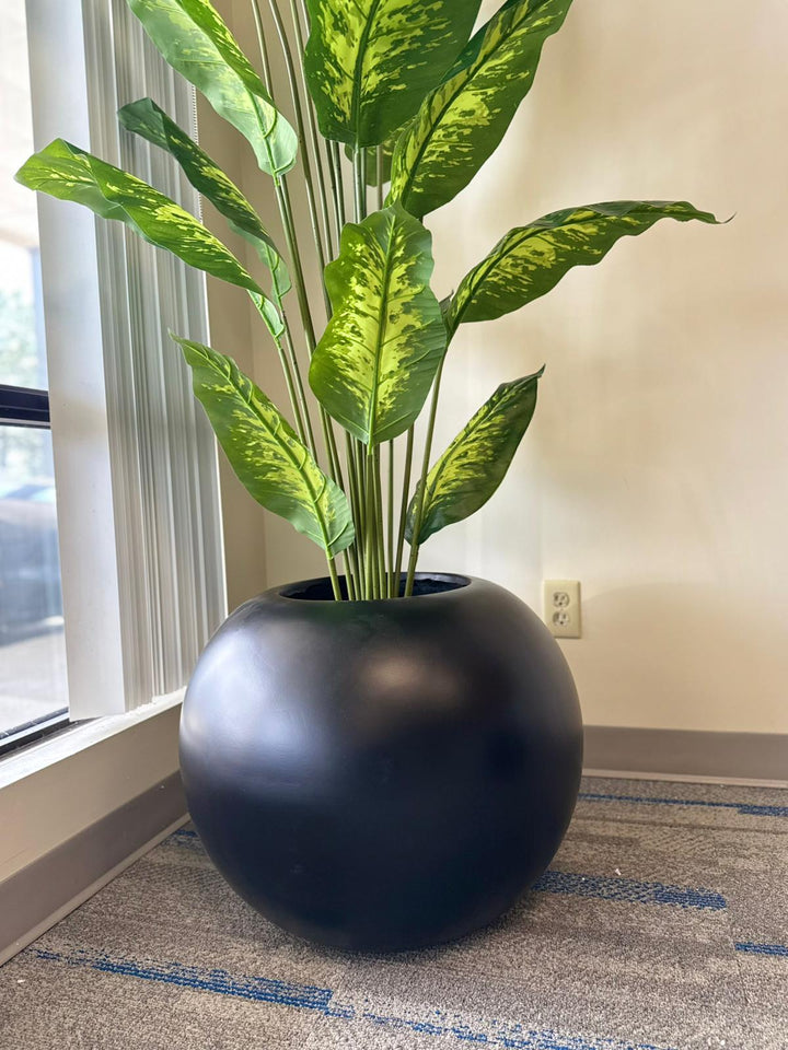 Globe Fiberglass Planters