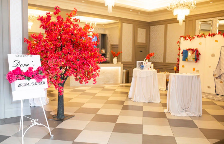 Artificial 8ft Bougainvillea Flower Tree Rental