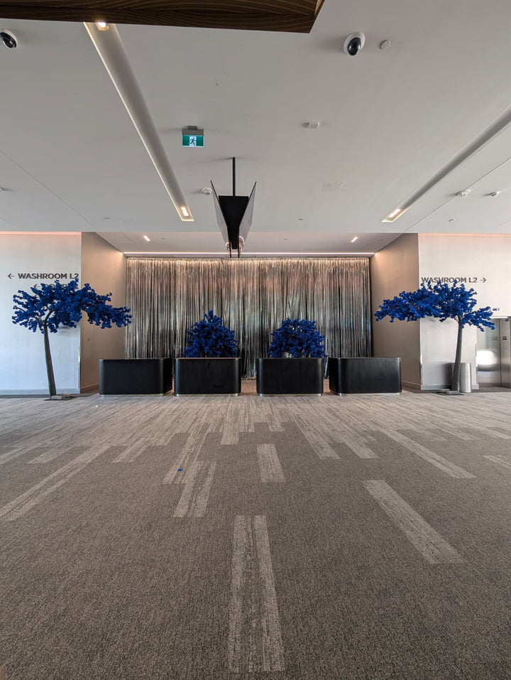 10ft Dark Blue Cherry Blossom Arch Tree