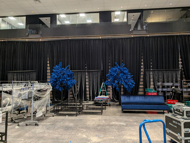 10ft Artificial Royal Blue Cherry Blossom Tree