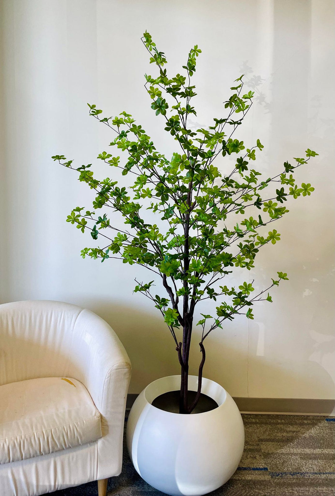 Artificial Japanese bell tree branches designed to mimic real tree growth patterns.
