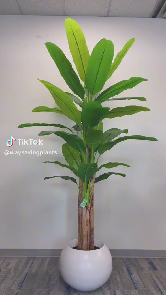 banana plant plastic Artificial Banana Tree – 10ft