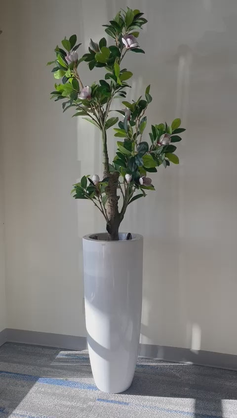 Artificial Magnolia Flower Tree- 5ft