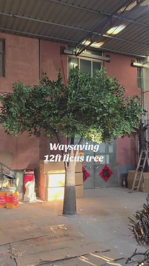 12ft Artificial Ficus Tree