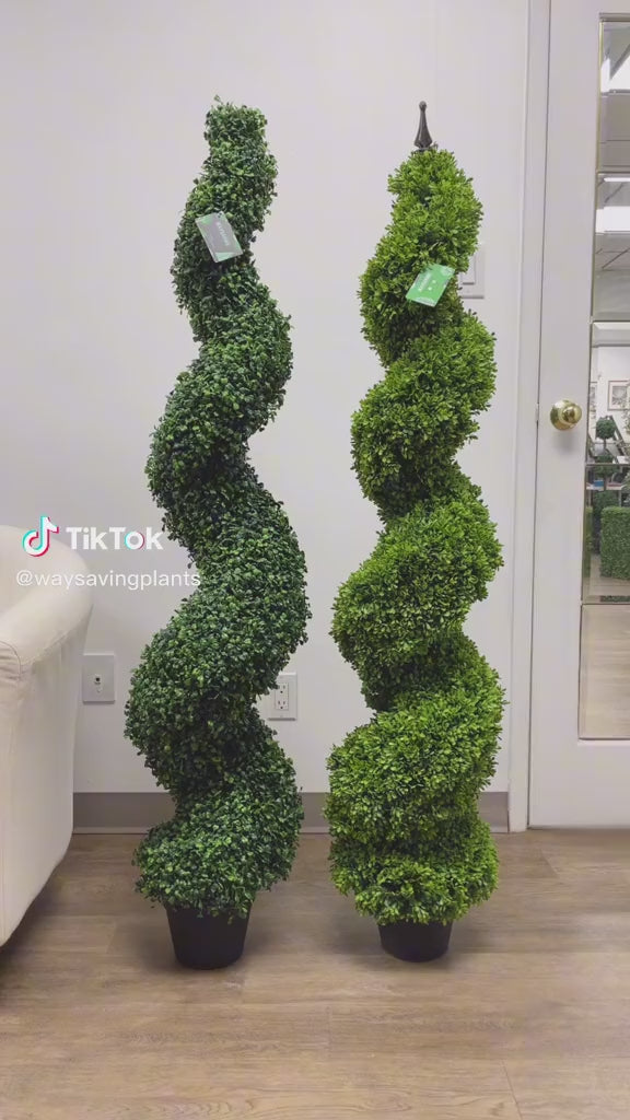Artificial Spiral Tree - 5' (UV Resistant)