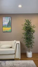 Load and play video in Gallery viewer, Artificial Ficus tree (6 ft)
