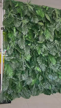 Charger et lire la vidéo dans la visionneuse de la Galerie, Artificial green wall panel with tropical leaves, perfect for event backdrops or home decor. Common questions: How to install artificial plant walls? What are the best uses for a faux greenery backdrop? How do you maintain artificial plant walls for long-lasting decor?
