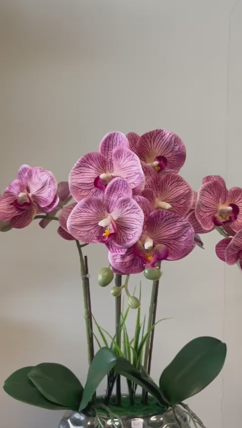 Real touch artificial orchid Arrangement