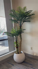 Load and play video in Gallery viewer, Artificial Palm tree - 6’

