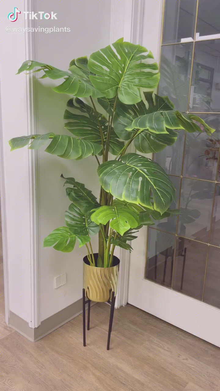 Artificial Monstera Plant (4.6')