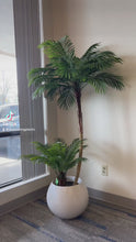 Load and play video in Gallery viewer, Artificial Palm tree - 5.8’

