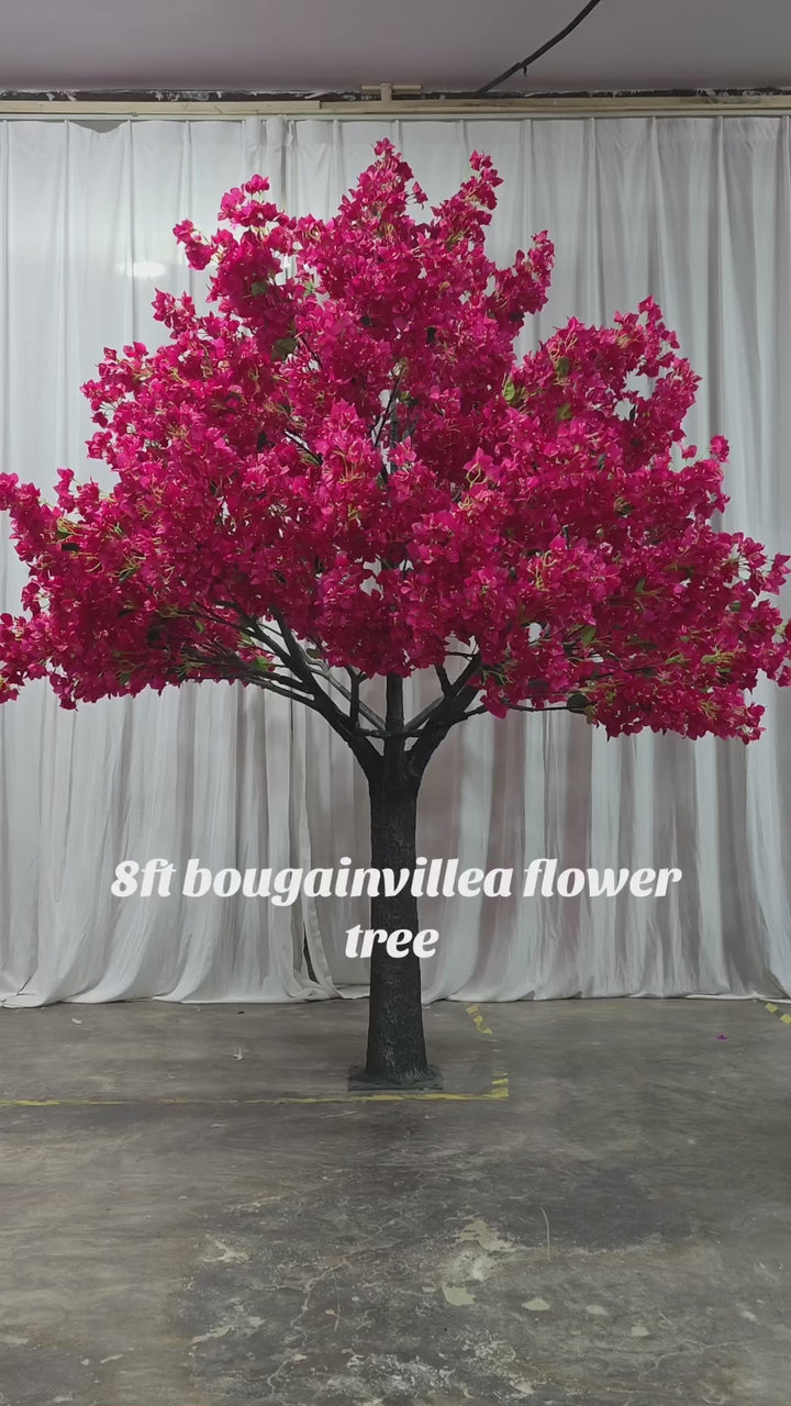8ft Artificial Bougainvillea Flower tree