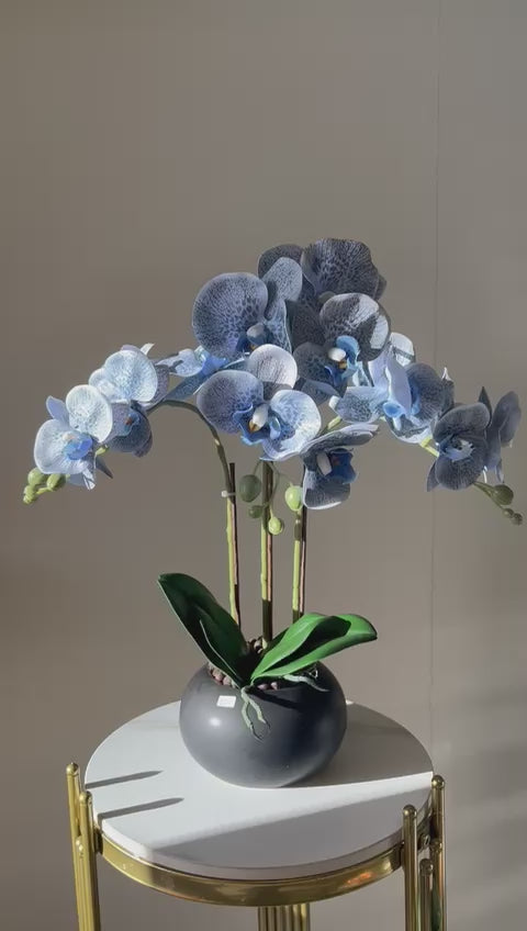 Real touch artificial orchid Arrangement