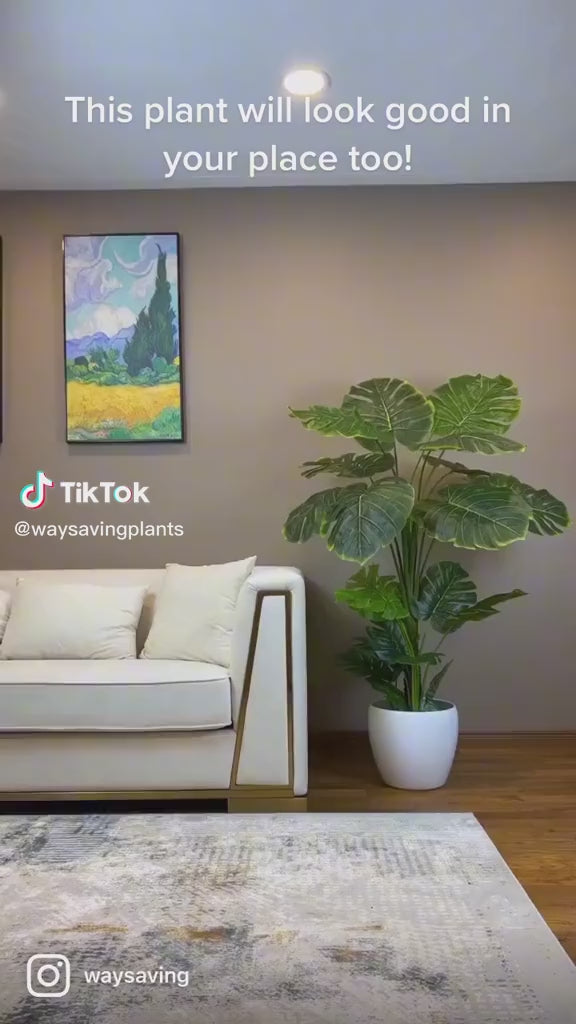 Artificial Monstera Plant - 5.3 ft