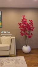 Load and play video in Gallery viewer, Artificial Bougainvillea Flower Tree - 6&#39;

