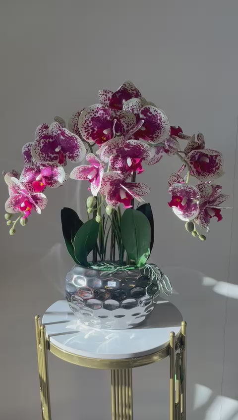 Real touch artificial orchid Arrangement